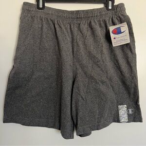 NWT Champion Athletic Shorts Men’s Size Large Elastic Waistband Knit Charcoal